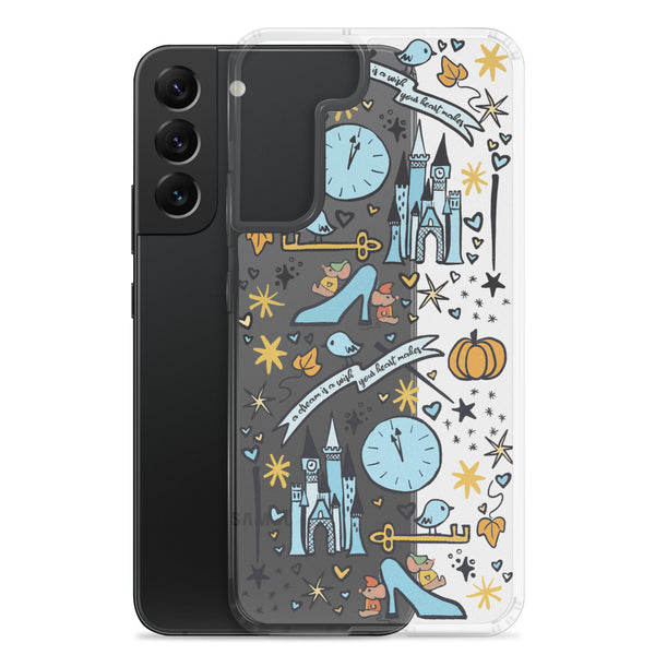 Cinderella Dreaming Samsung Phone Case Disney Princess Cinderella Samsung Case