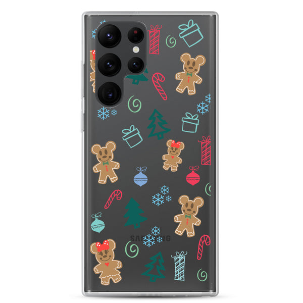 Gingerbread Mickey Holiday Christmas Samsung Case