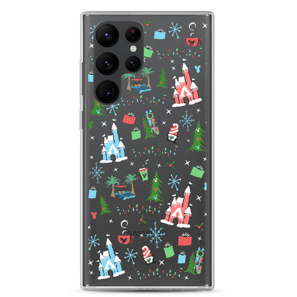 Disney Christmas Samsung Phone Oh What Fun at Disney for the Holidays Disney Samsung Case