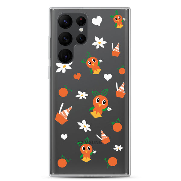 Orange Bird Samsung Phone Case Citrus Swirl Disney World Disneyland Samsung Phone Case