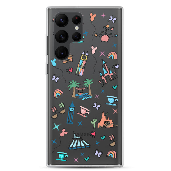 Disneyland Samsung Case California Dreamin'  Disney Inspired Icon Samsung Case