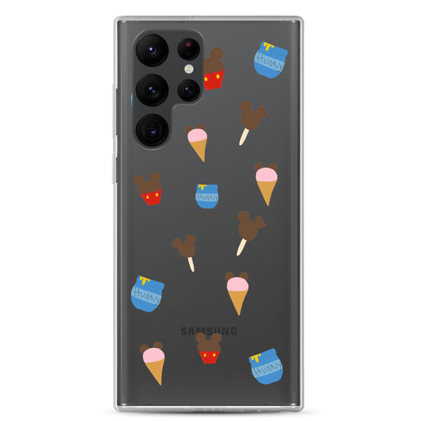 Winnie the Pooh Disney Snacks Samsung Case Disney World Disneyland Vacation