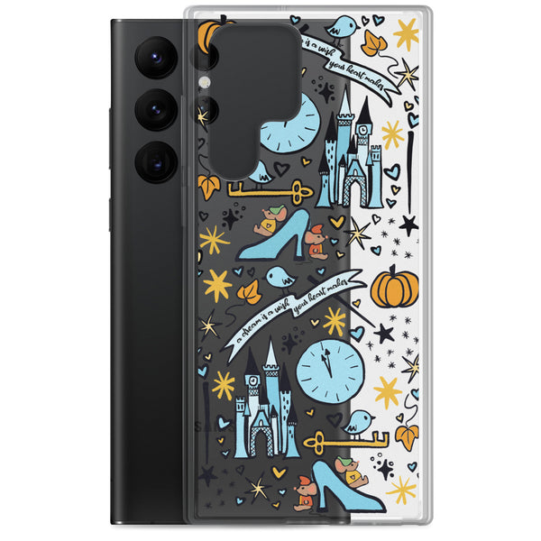 Cinderella Dreaming Samsung Phone Case Disney Princess Cinderella Samsung Case