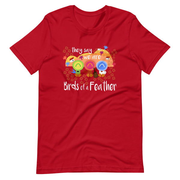 Three Caballeros T-shirt, Disney Birds of a Feather Unisex Tee