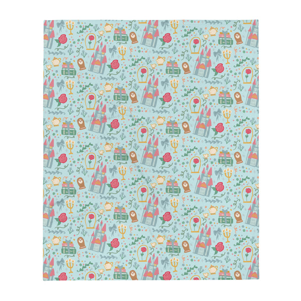 Belle Beauty and the Beast Throw Blanket Disney Princess Belle Fleece Throw Blanket