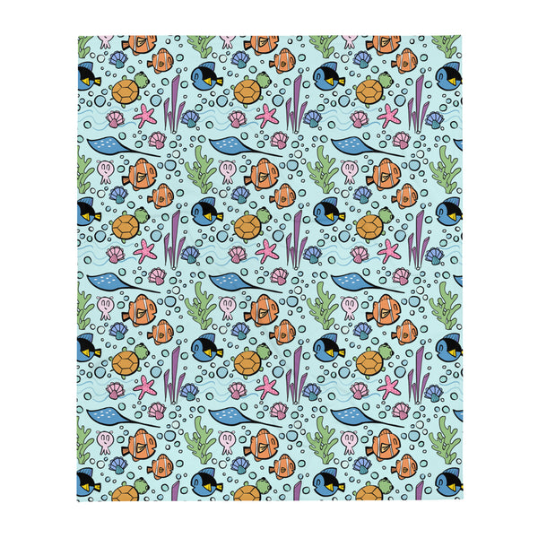 Finding Nemo Blanket Disney Throw Blanket Fish Ocean Disney Gift Blanket