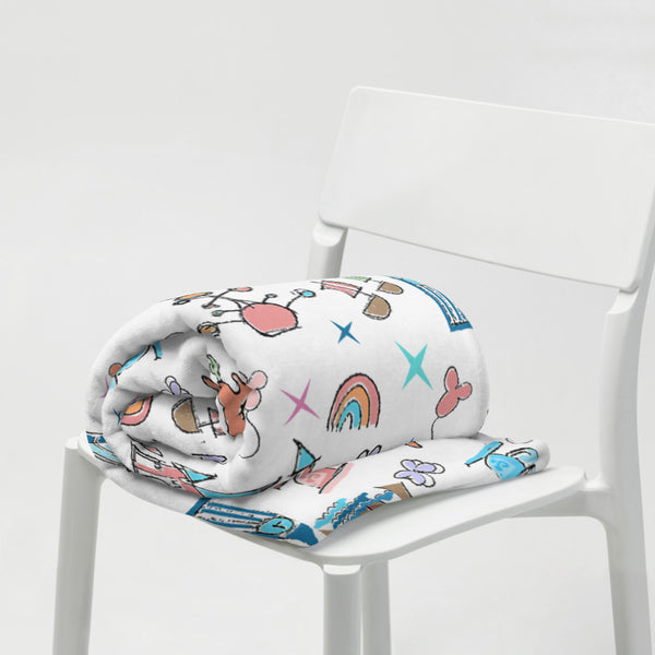 Disneyland Parks Icons Throw Blanket Disney Fleece Throw Blanket