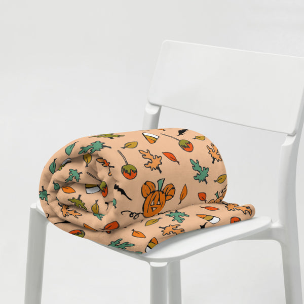 Mickey Pumpkin Halloween Blanket Disney Halloween Boo to You Fleece Throw Blanket