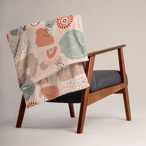 Boho Disney Animal Kingdom Wild Throw Blanket