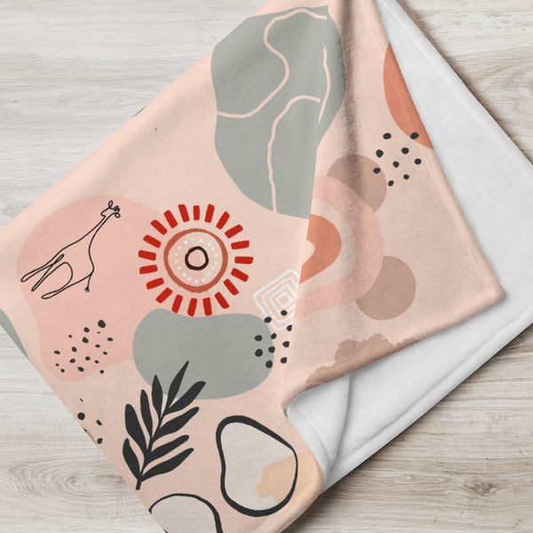 Boho Disney Animal Kingdom Wild Throw Blanket