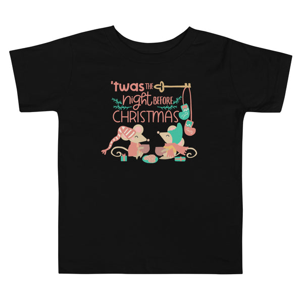 Cinderella Christmas with Jaq and Gus Toddler T-Shirt Disney Christmas Toddler Shirt
