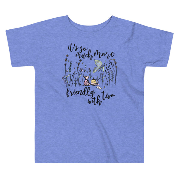 Piglet Wildflowers Toddler Shirt Winnie the Pooh So Much More Friendly with Two Disney Piglet Toddler Shirt