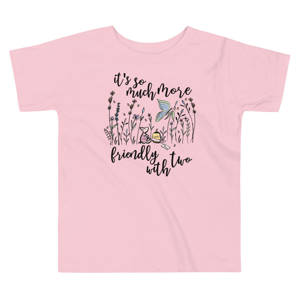 Piglet Wildflowers Toddler Shirt Winnie the Pooh So Much More Friendly with Two Disney Piglet Toddler Shirt