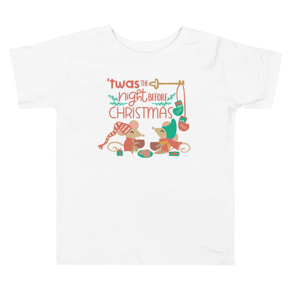 Cinderella Christmas with Jaq and Gus Toddler T-Shirt Disney Christmas Toddler Shirt