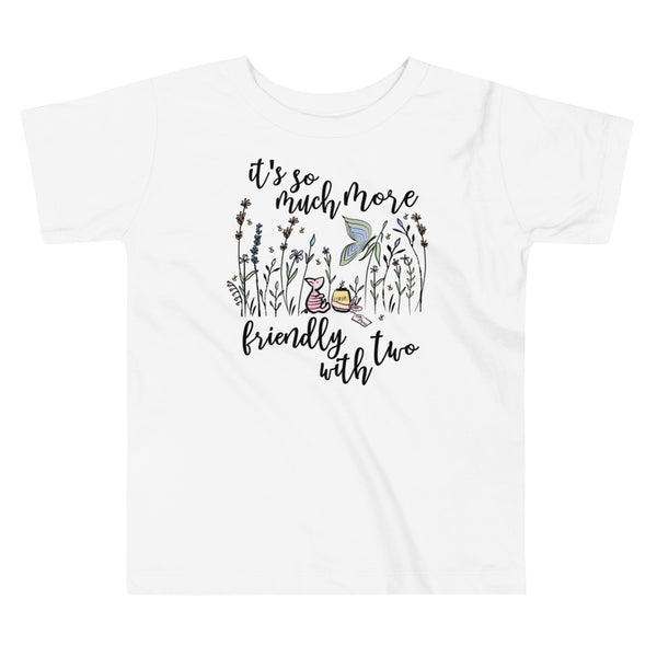 Piglet Wildflowers Toddler Shirt Winnie the Pooh So Much More Friendly with Two Disney Piglet Toddler Shirt