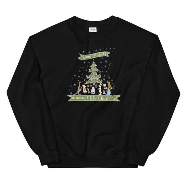 Winnie the Pooh Christmas Sweatshirt Have Yourself a Merry Little Christmas Disney Sweatshirt