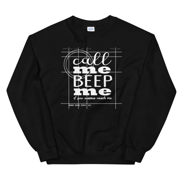 Call Me Beep Me Sweatshirt Kim Possible Disney Channel Inspired Unisex Crew Sweatshirt
