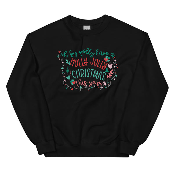 Rudolph the Red Nosed Reindeer Sweatshirt Vintage Mickey Christmas Oh By Golly Holiday Sweatshirt