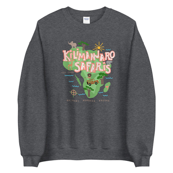 Kilimanjaro Safari Sweatshirt Disney Animal Kingdom Crew Neck Unisex Sweatshirt
