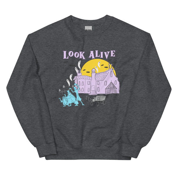 Haunted Mansion Look Alive Grim Grinning Ghosts Disney shirt Unisex Sweatshirt