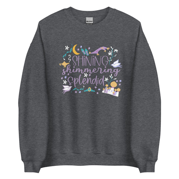 Jasmine Shining Shimmering Sweatshirt Aladdin Disney Princess Jasmine Unisex Sweatshirt