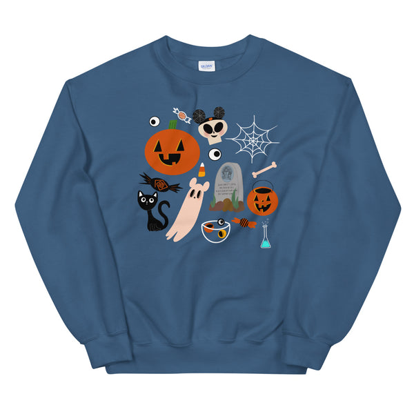 Disney Creepy Cute Halloween Sweater Fall Unisex Sweatshirt