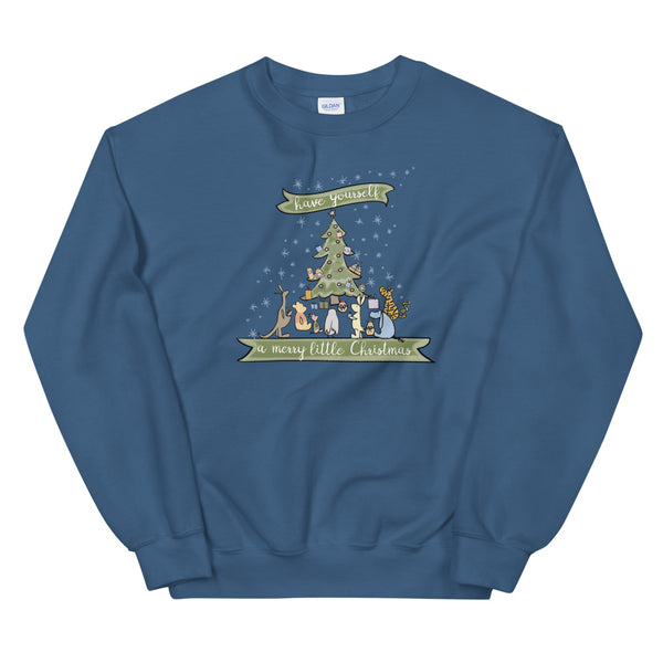 Winnie the Pooh Christmas Sweatshirt Have Yourself a Merry Little Christmas Disney Sweatshirt