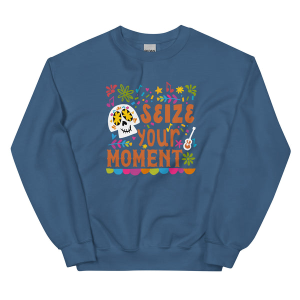 Coco Sweatshirt Disney Shirt Seize Your Moment Day of the Dead Unisex Sweatshirt