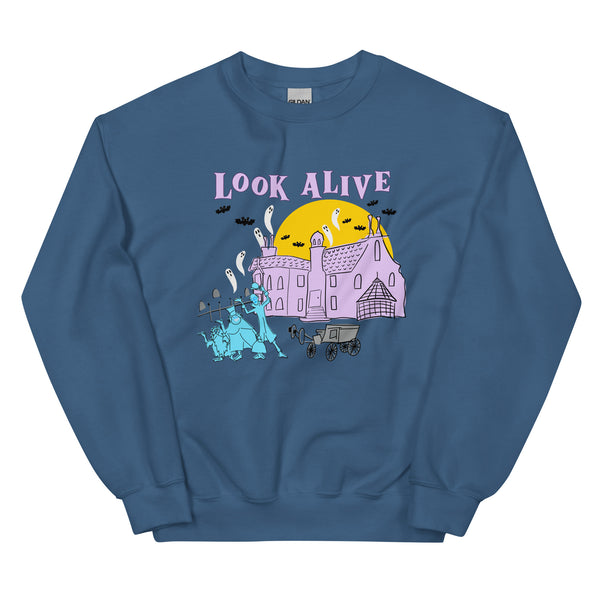 Haunted Mansion Look Alive Grim Grinning Ghosts Disney shirt Unisex Sweatshirt