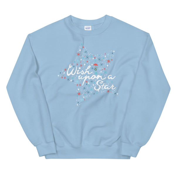 Jiminy Cricket Sweatshirt When you Wish Upon a Star Pinocchio Disney Crew Sweatshirt