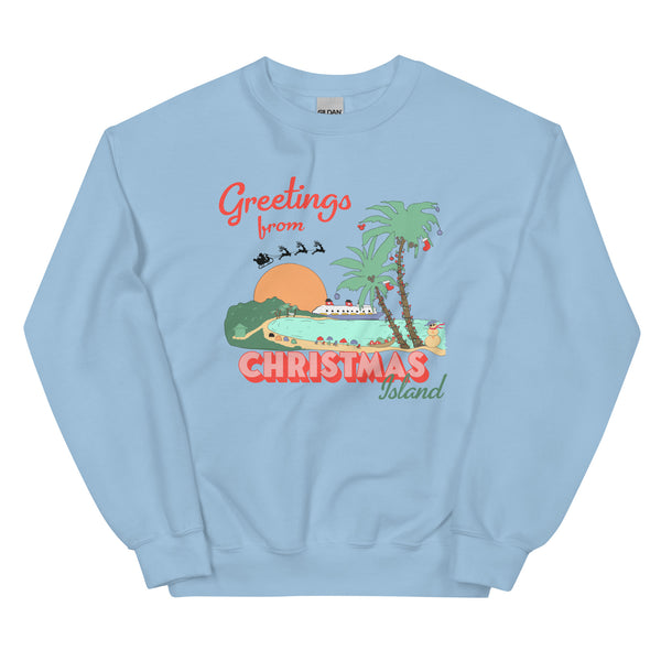 Castaway Cay Christmas Island Disney Cruise Line Very Merrytime Unisex Sweatshirt
