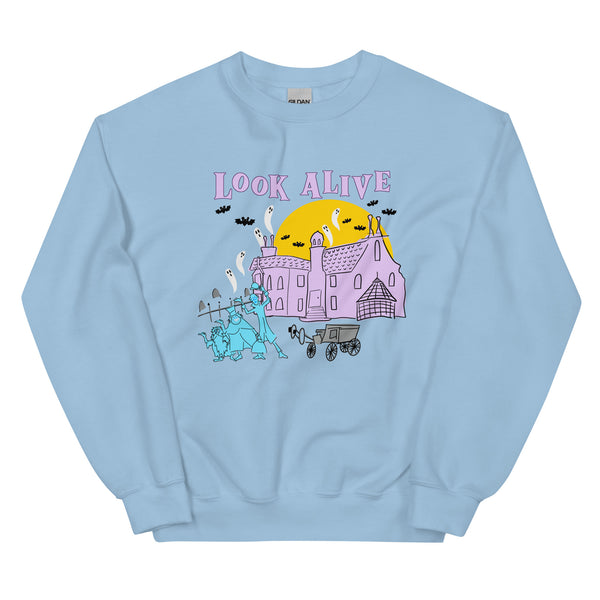 Haunted Mansion Look Alive Grim Grinning Ghosts Disney shirt Unisex Sweatshirt