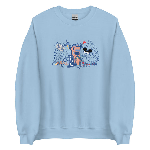 Hollywood Studios Sweatshirt Disney Parks Shirt Tower of Terror Disney World Unisex Sweatshirt