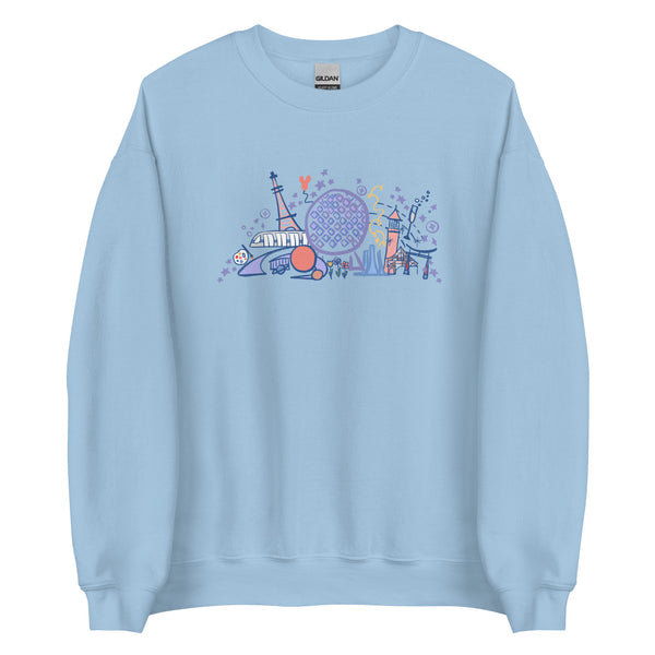 EPCOT Sweatshirt Disney Parks Shirt Spaceship Earth Disney World Epcot Unisex Sweatshirt