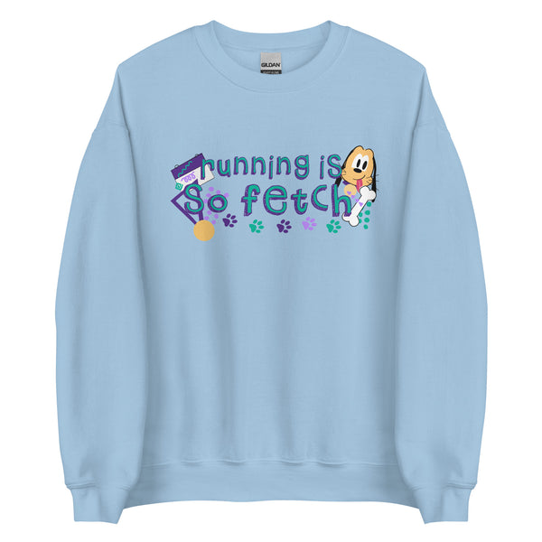 runDisney Pluto so fetch 5k marathon weekend 90s Disney shirt Unisex Sweatshirt