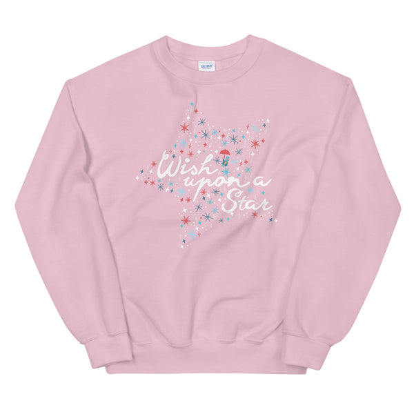 Jiminy Cricket Sweatshirt When you Wish Upon a Star Pinocchio Disney Crew Sweatshirt