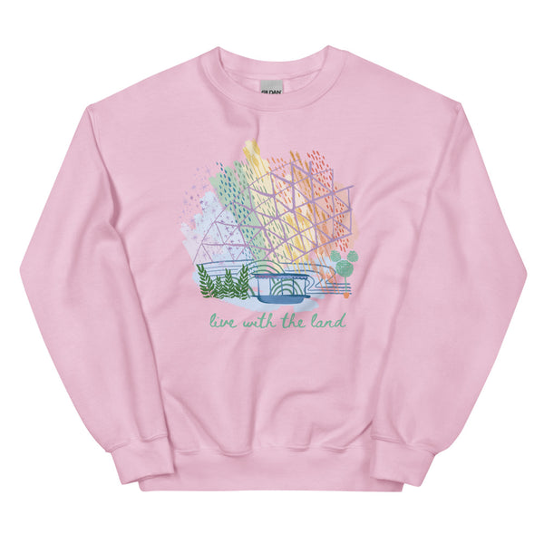 Living with the Land Sweatshirt Epcot Park Walt Disney World Unisex Sweatshirt