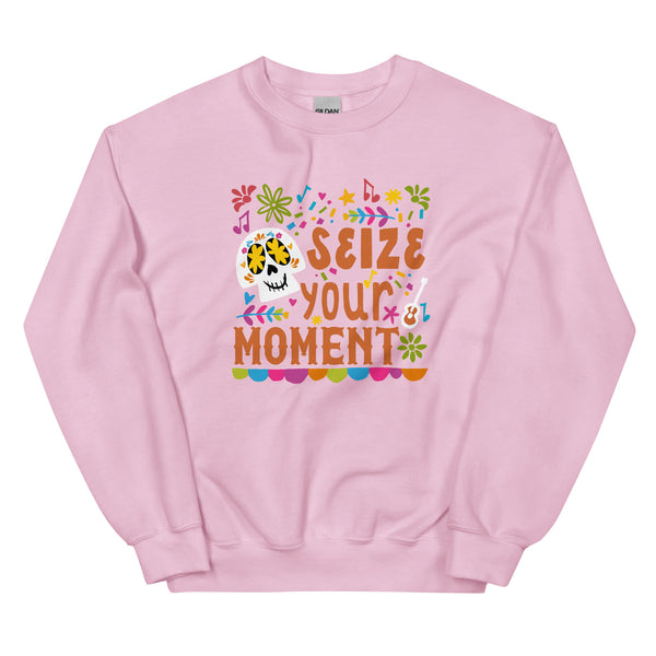 Coco Sweatshirt Disney Shirt Seize Your Moment Day of the Dead Unisex Sweatshirt