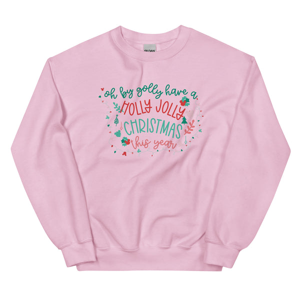 Rudolph the Red Nosed Reindeer Sweatshirt Vintage Mickey Christmas Oh By Golly Holiday Sweatshirt