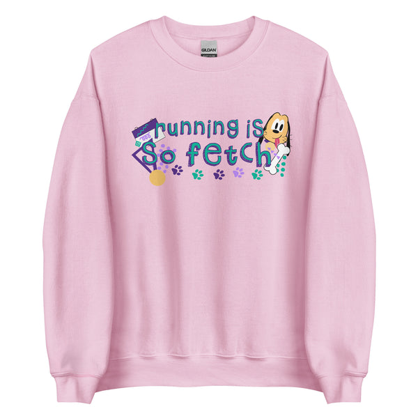 runDisney Pluto so fetch 5k marathon weekend 90s Disney shirt Unisex Sweatshirt