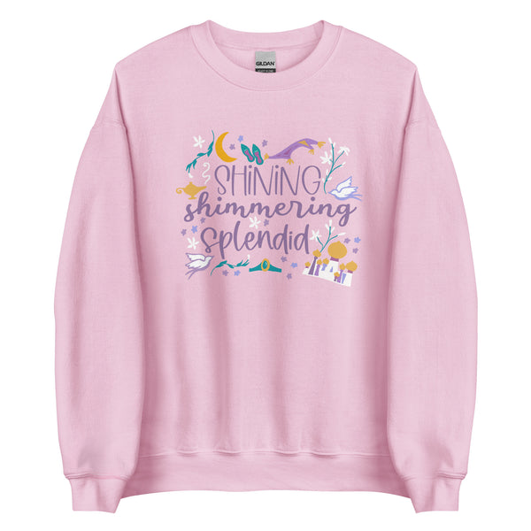 Jasmine Shining Shimmering Sweatshirt Aladdin Disney Princess Jasmine Unisex Sweatshirt