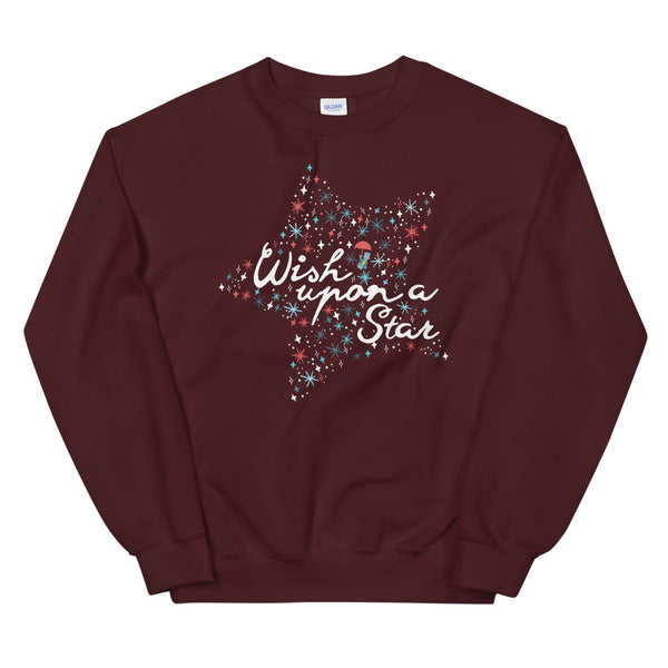 Jiminy Cricket Sweatshirt When you Wish Upon a Star Pinocchio Disney Crew Sweatshirt