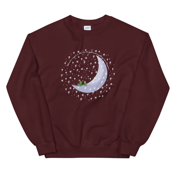 Magic in the Air Sweatshirt Princess and the Frog Moon Crew Neck Sweatshirt