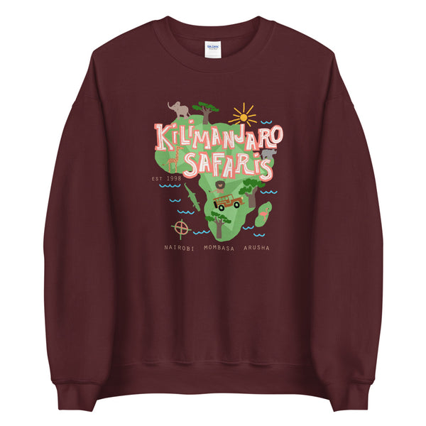 Kilimanjaro Safari Sweatshirt Disney Animal Kingdom Crew Neck Unisex Sweatshirt
