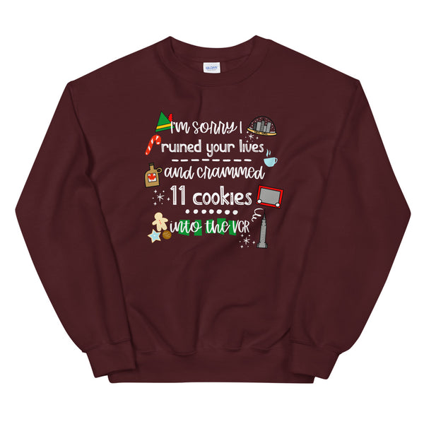 Elf Christmas Movie Cookies Buddy the Elf Unisex Sweatshirt
