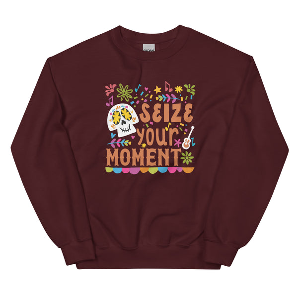 Coco Sweatshirt Disney Shirt Seize Your Moment Day of the Dead Unisex Sweatshirt