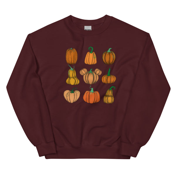 Mickey Pumpkin Patch Sweatshirt Halloween Pumpkin Patch Fall Unisex Sweatshirt
