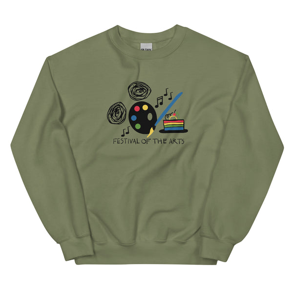 Epcot Mickey Paint Palette Sweatshirt Festival of the Arts Disney Shirt Epcot Sweatshirt