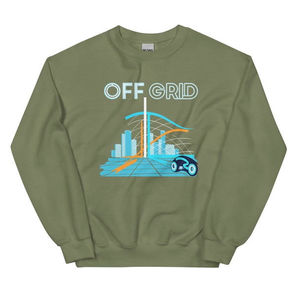 TRON Off Grid Sweatshirt Disney Shirt Lightcycle Ride Disney Shirt Tron Unisex Sweatshirt