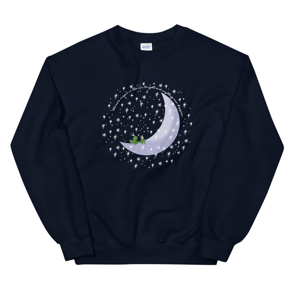 Magic in the Air Sweatshirt Princess and the Frog Moon Crew Neck Sweatshirt